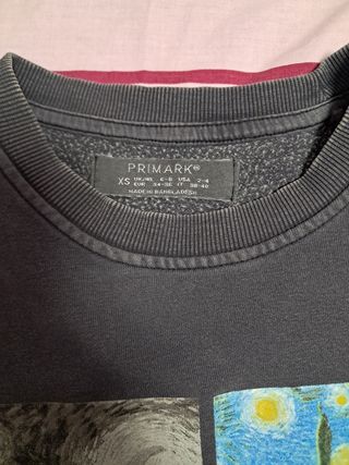 Sudadera gris Van Gogh talla XS