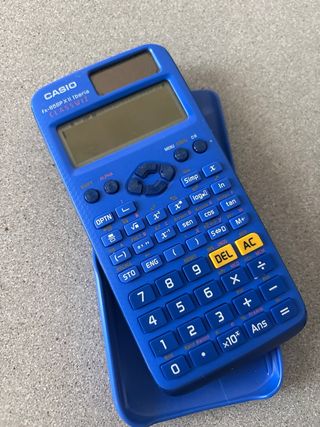 Calculadora CASIO azul