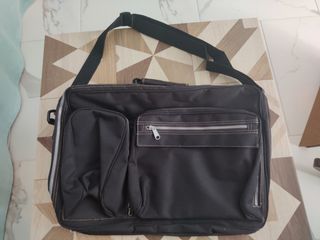 Bolso bandolera negro - Portadocumentos
