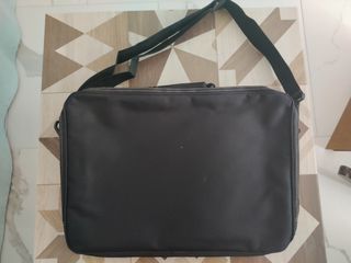 Bolso bandolera negro - Portadocumentos