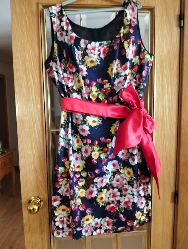 Vestido floral verano - talla 46