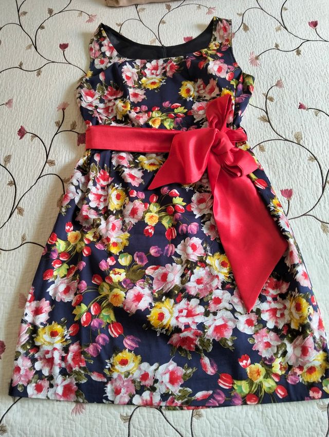 Vestido floral verano - talla 46