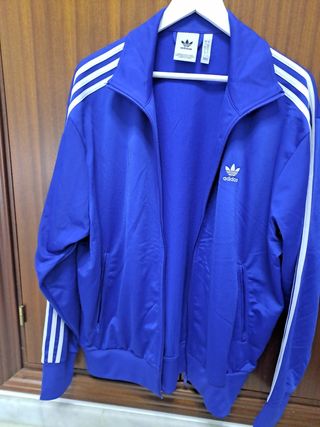 Chaqueta Adidas chándal azul talla L