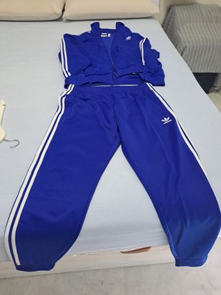 Chaqueta Adidas chándal azul talla L