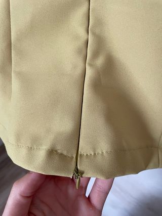 Top verde vintage c/apertura T-S