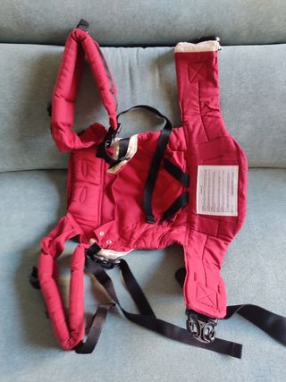 Manduca portabebés rojo