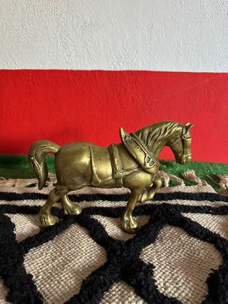 Caballo Percherón bronce