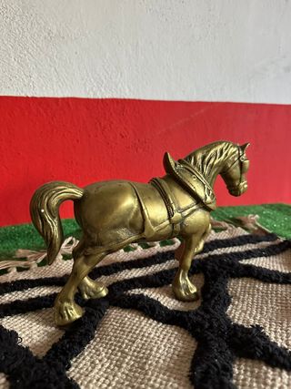 Caballo Percherón bronce