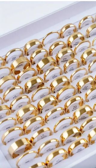 Anillos acero inoxidable - 20 piezas 10 euros c/1