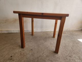 Mesa Comedor Pino y 4 Sillas