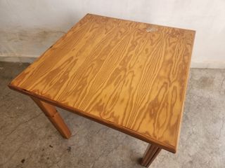 Mesa Comedor Pino y 4 Sillas