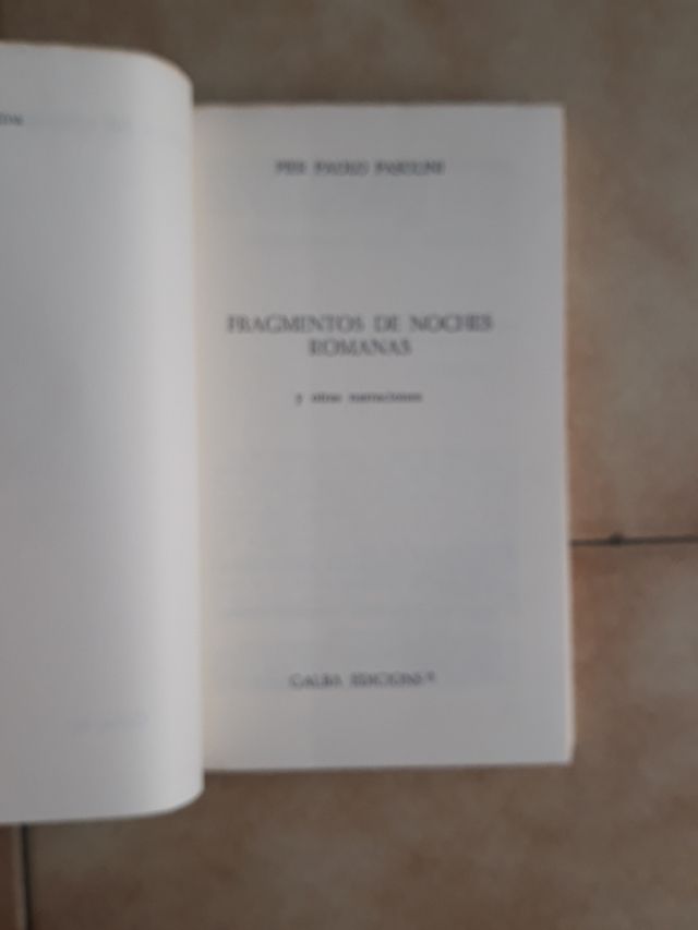 Fragmentos de noches romanas