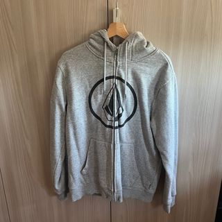 Felpa Volcom grigia - Zip