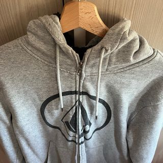 Felpa Volcom grigia - Zip