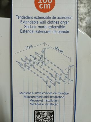 Tendedero extensible Cunccial 5m