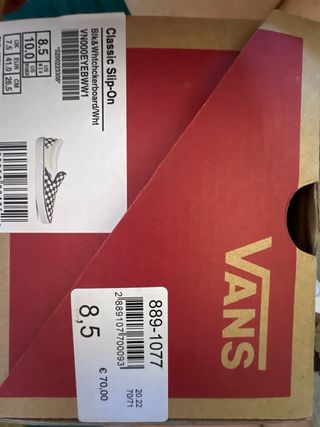 Vans Classic Slip-On - Negro y Blanco