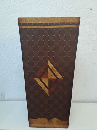 Paragüero madera marrón 50x25x25cm