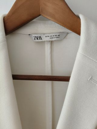Americana blanca Zara - Talla M