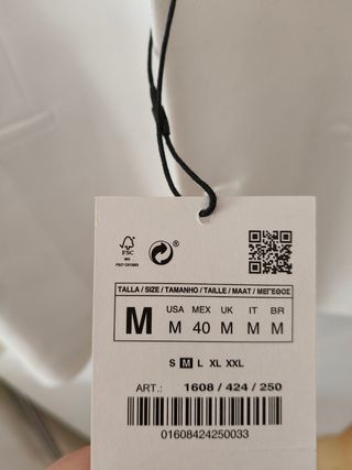 Americana blanca Zara - Talla M