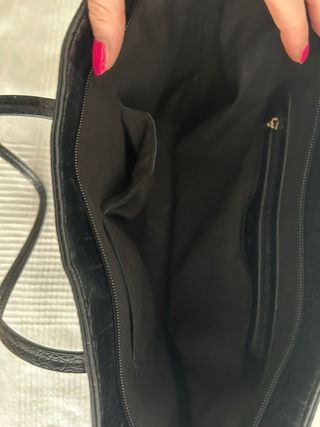 Bolso negro tipo tote