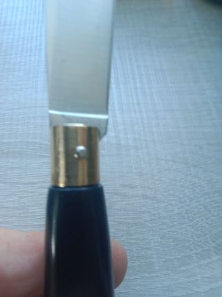 Cuchillo inox. y latón - 16cm