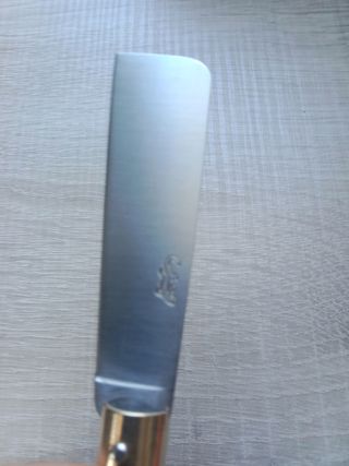 Cuchillo inox. y latón - 16cm