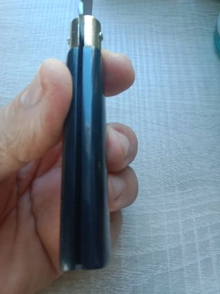 Cuchillo inox. y latón - 16cm