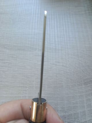 Cuchillo inox. y latón - 16cm