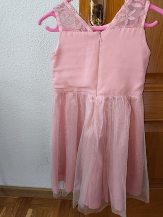Vestido niña fiesta rosa