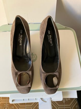 Scarpe de Robert camoscio marroni