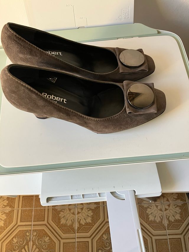 Scarpe de Robert camoscio marroni