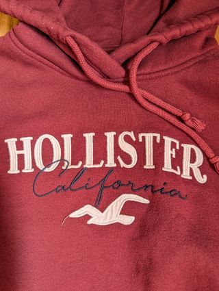 Sudadera Hollister roja talla M