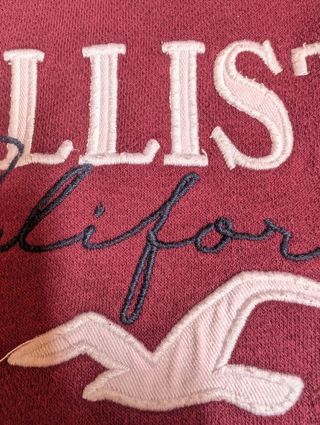 Sudadera Hollister roja talla M
