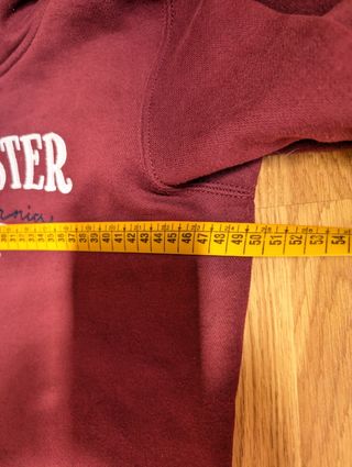 Sudadera Hollister roja talla M
