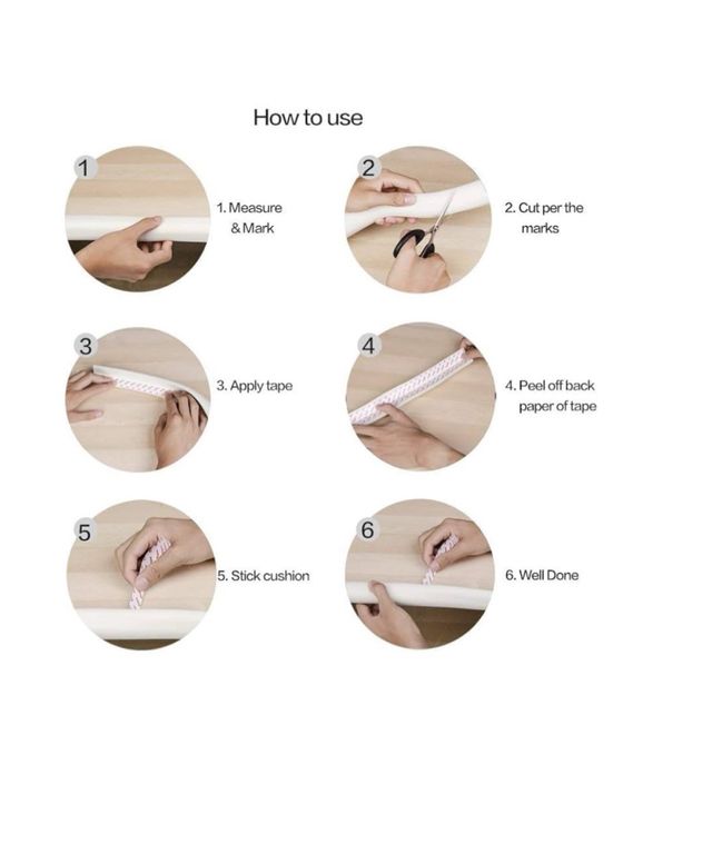 kit proteccion bebés de 4 Cantos y 2 Rollos espuma