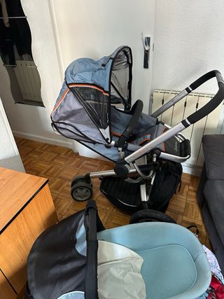 Carrito Quinny 3 ruedas, 2 piezas