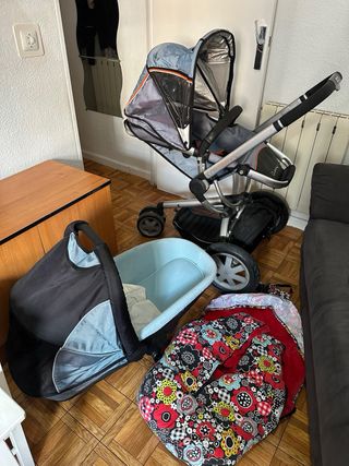 Carrito Quinny 3 ruedas, 2 piezas