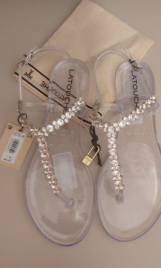 Sandalias Latouche Plata Talla 38