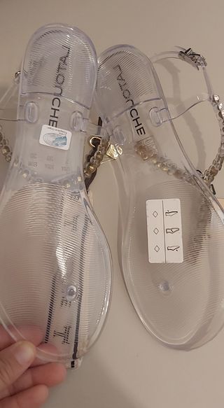Sandalias Latouche Plata Talla 38