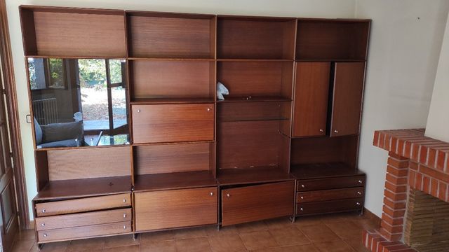 Mobili da soggiorno modulari - legno - vintage