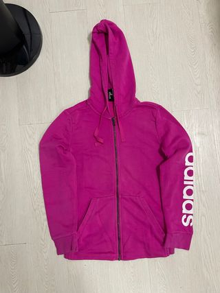 Chaqueta Adidas Rosa - Cremallera