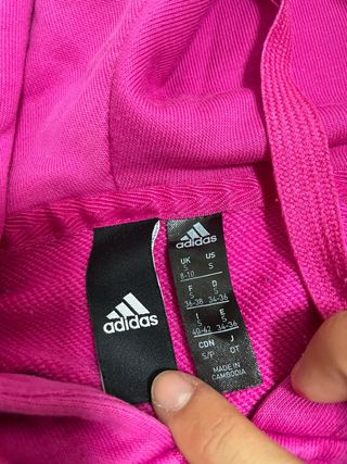 Chaqueta Adidas Rosa - Cremallera