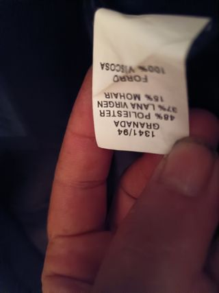 Traje Negro Grisáceo El CORTE INGLES, DUSTIN