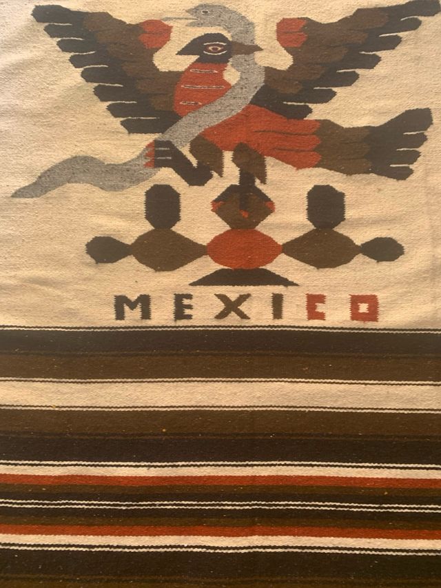 Tapiz Mexicano artesanal lana
