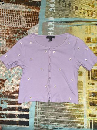 Camiseta Primark Lila - Talla XS