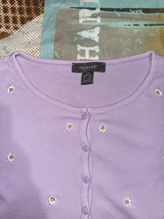 Camiseta Primark Lila - Talla XS
