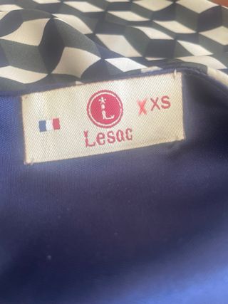 Vestido Lesac - Blanco y Negro