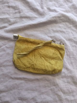 Pochette Velluto Giallo Fiore