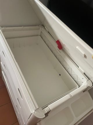 Cambiador bebé blanco con ruedas