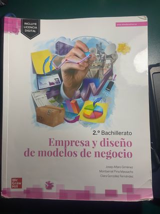 Libro de empresa y diseño 2 de bachiller